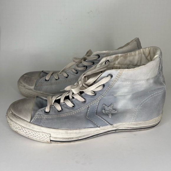 Converse High Top Lace Up Casual Shoes Sneakers Men 44.5 US 10.5 Washed Textile - Picture 10 of 16